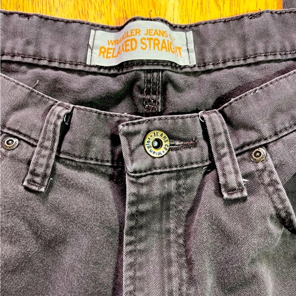 Wrangler Jeans Co. Men’s Denim Jeans Relaxed Straight Brown TAG 34x34 - Picture 2 of 7